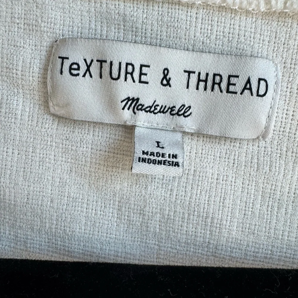 Madewell Wrap Vest Cottagecore Coastal Boho Tie Top L Clean Girl Summer - Picture 4 of 6